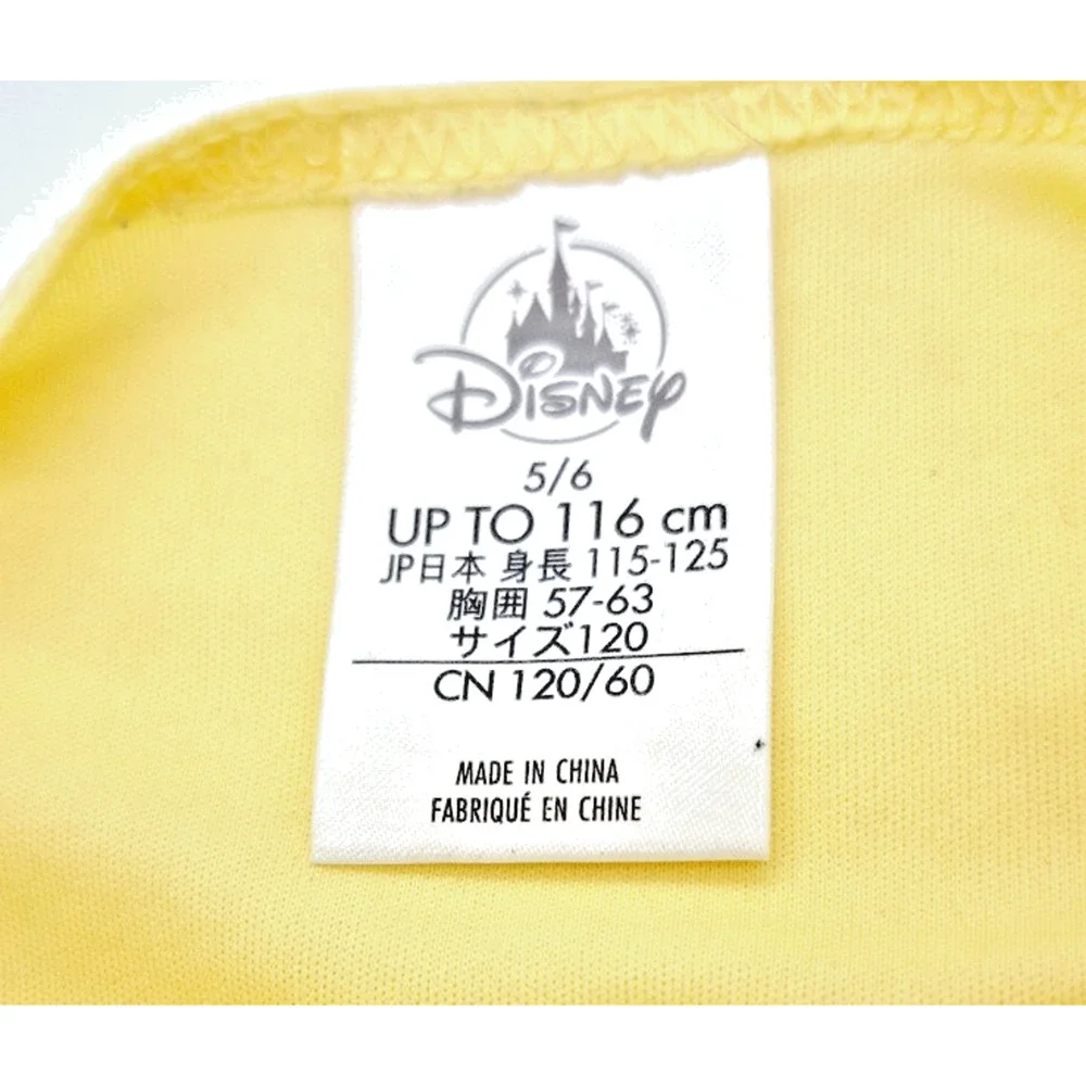 Disney Princess Belle Costume Dress Gown Size 5/6 Yellow Beauty & the Beast - Picture 3 of 10